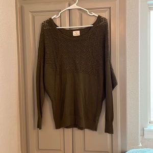 Dark green sweater